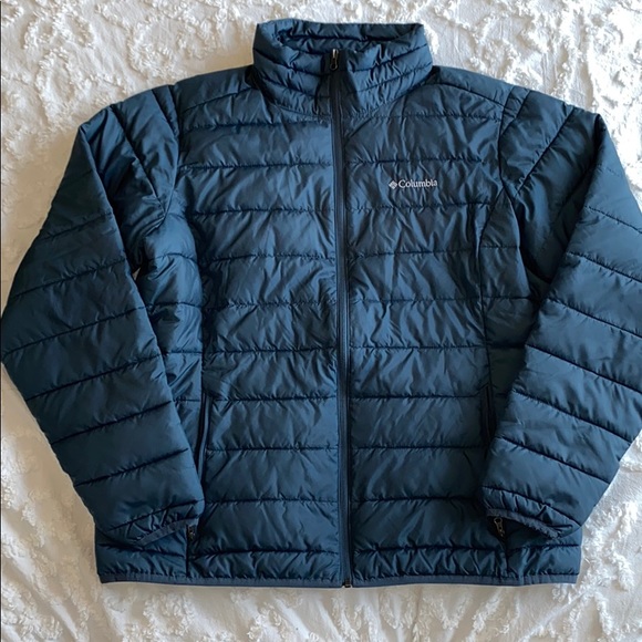 Columbia Jackets & Blazers - Columbia, dark gray powder lite puffer jacket